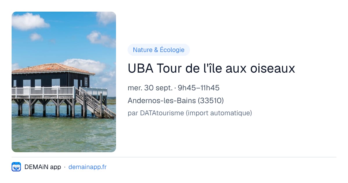 UBA Tour de l'île aux oiseaux — Andernos-les-Bains