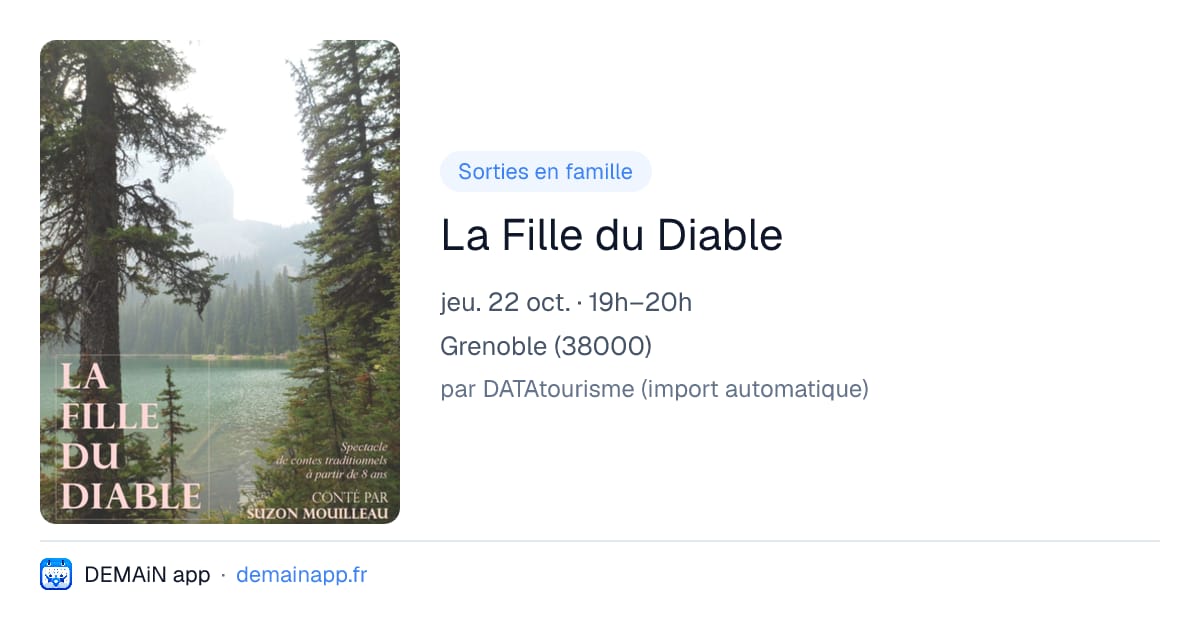 La Fille du Diable — Grenoble