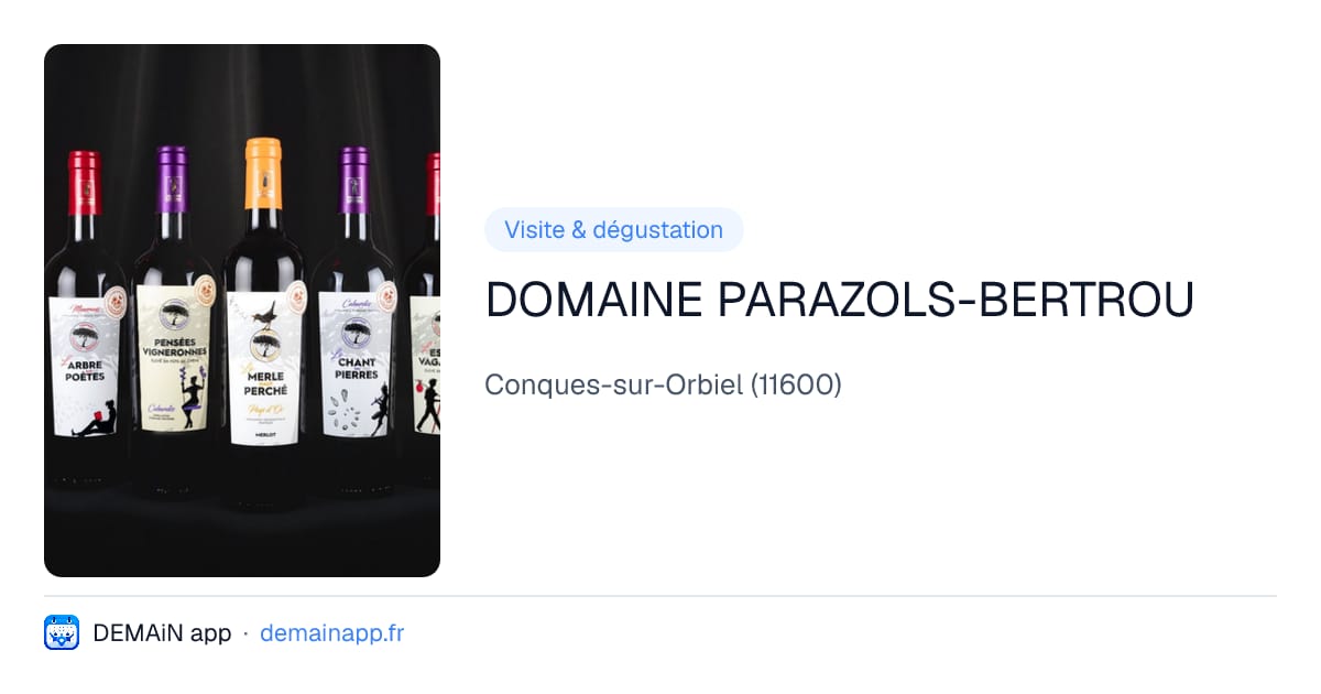 DOMAINE PARAZOLS-BERTROU — Conques-sur-Orbiel