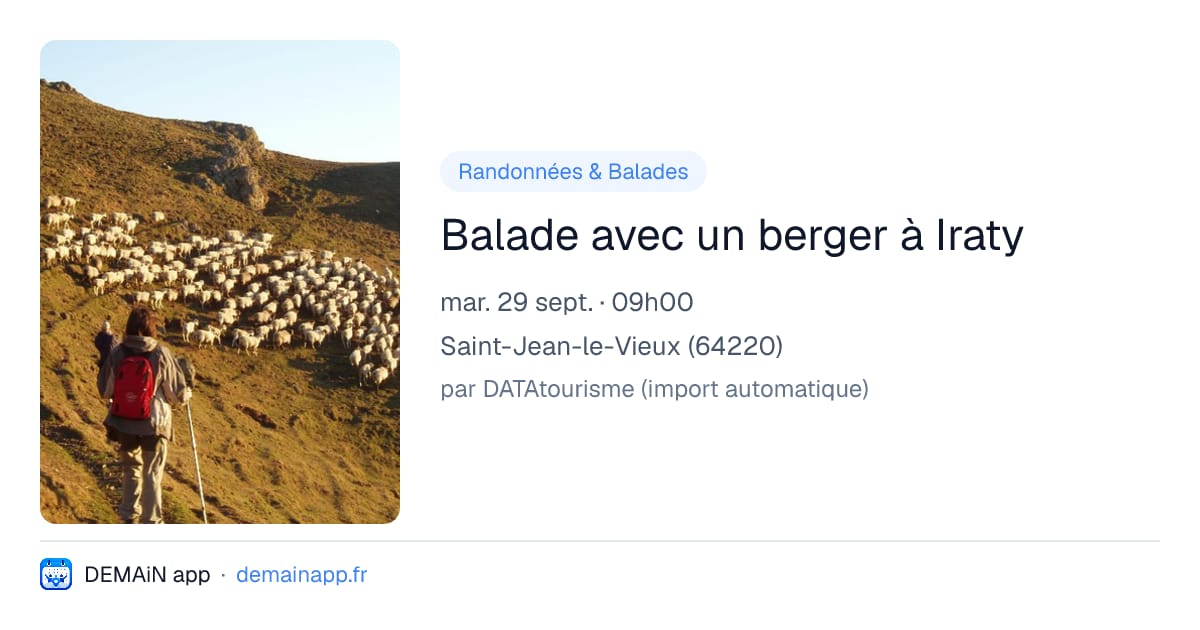 Balade avec un berger à Iraty — Saint-Jean-le-Vieux