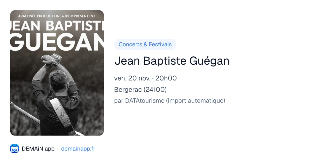 Jean Baptiste Guégan — Bergerac