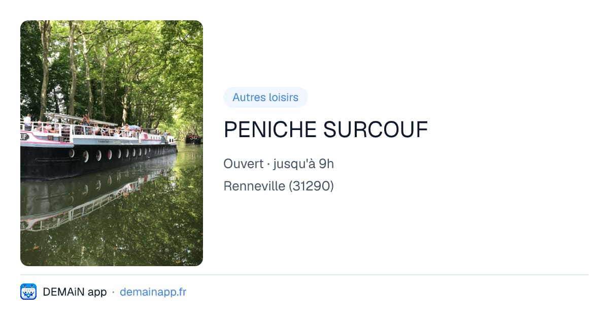 PENICHE SURCOUF — Renneville