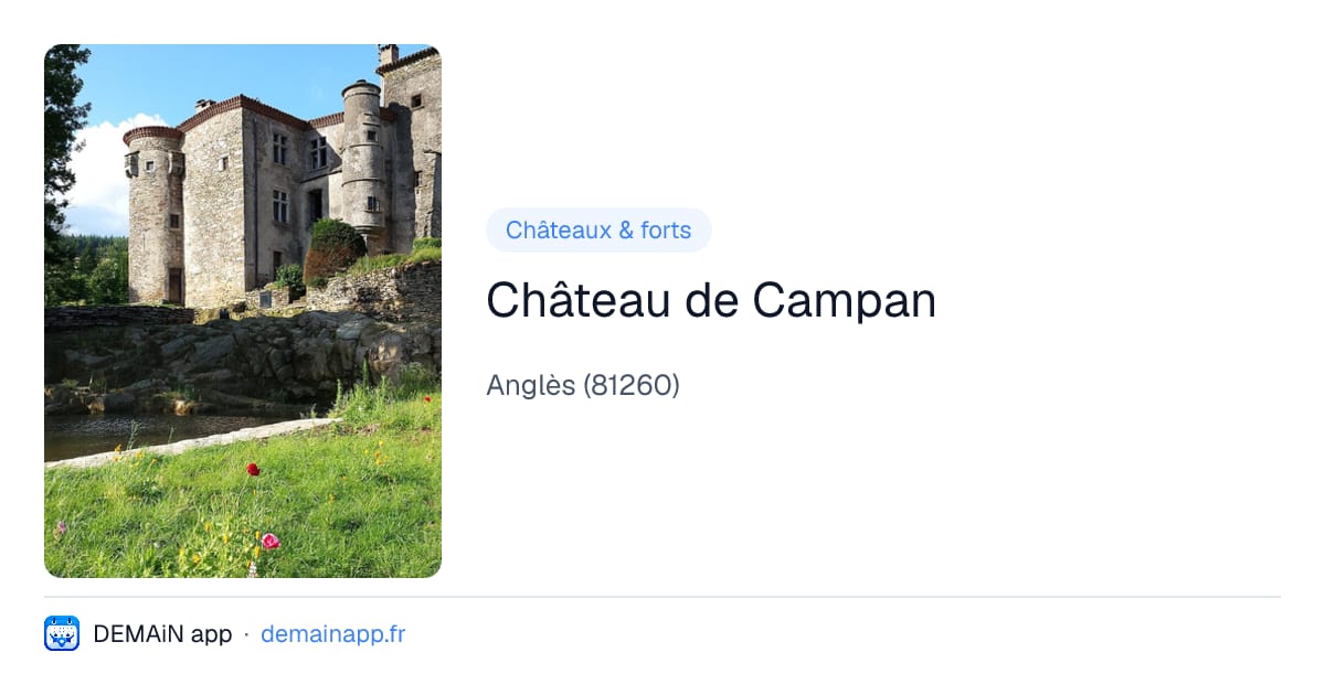 Château de Campan — Anglès