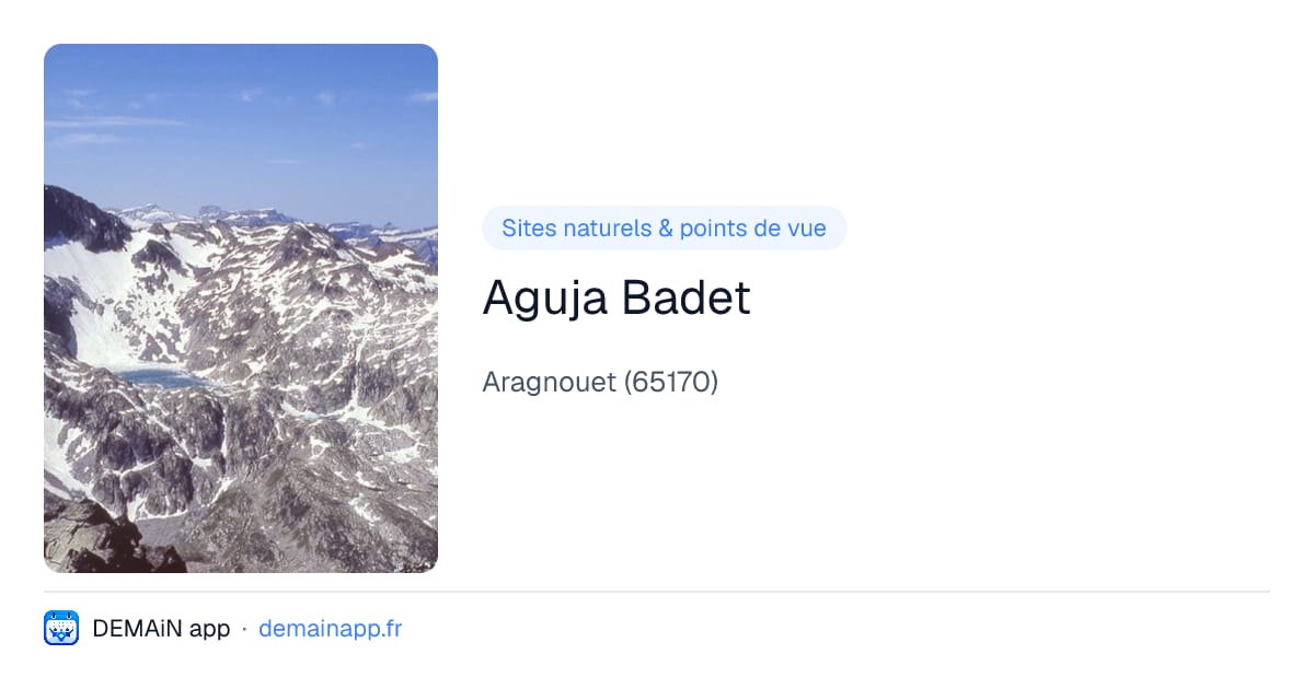 Aguja Badet — Aragnouet