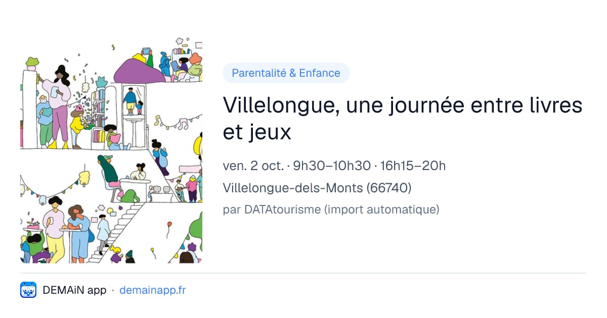 Villelongue, une journée entre livres et jeux — Villelongue-dels-Monts