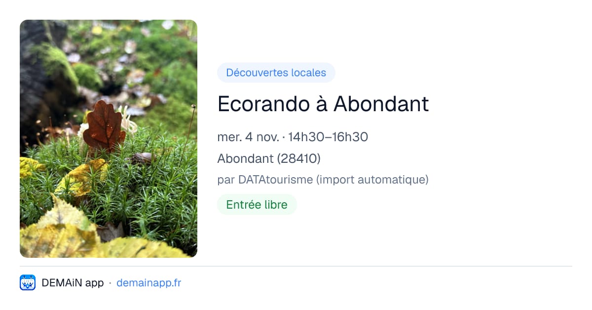 Ecorando à Abondant — Abondant