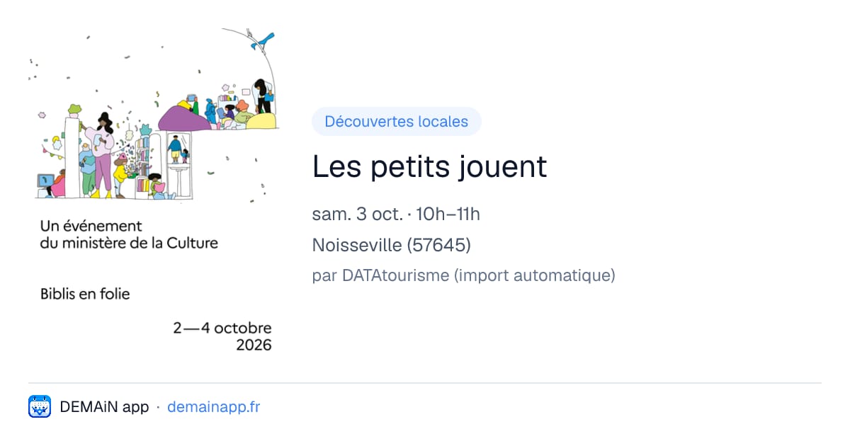 Les petits jouent — Noisseville