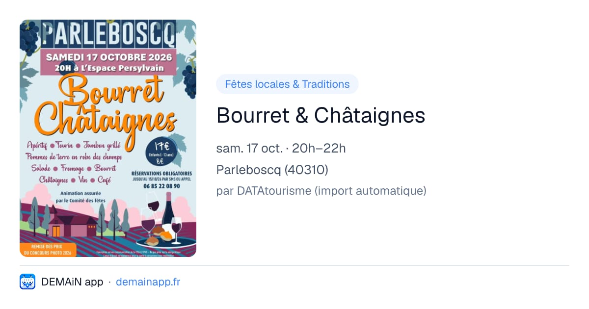 Bourret & Châtaignes — Parleboscq