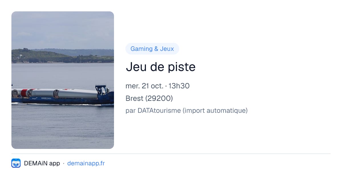 Jeu de piste — Brest