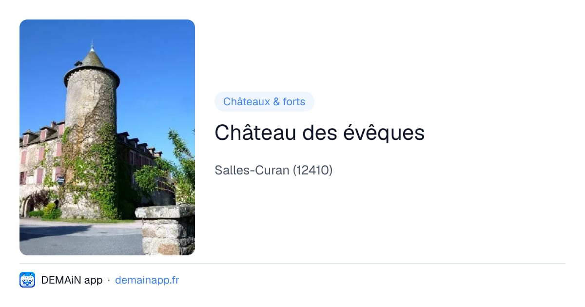 Château des évêques — Salles-Curan