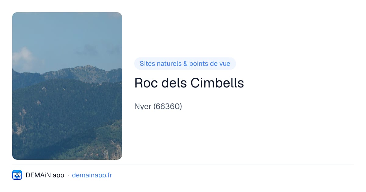 Roc dels Cimbells — Nyer