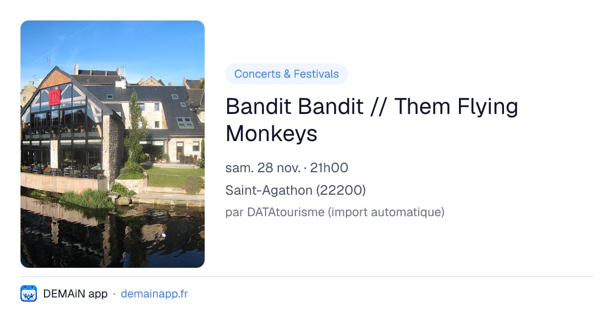 Bandit Bandit // Them Flying Monkeys — Saint-Agathon
