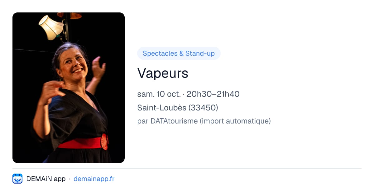 Vapeurs — Saint-Loubès