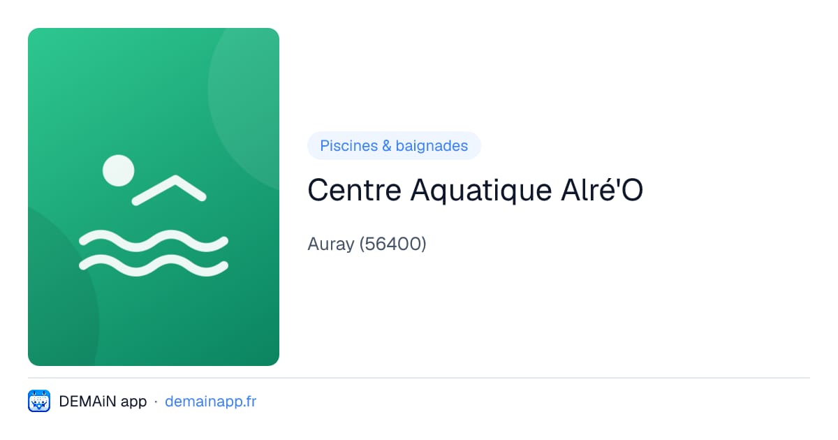 Centre Aquatique Alré'O — Auray