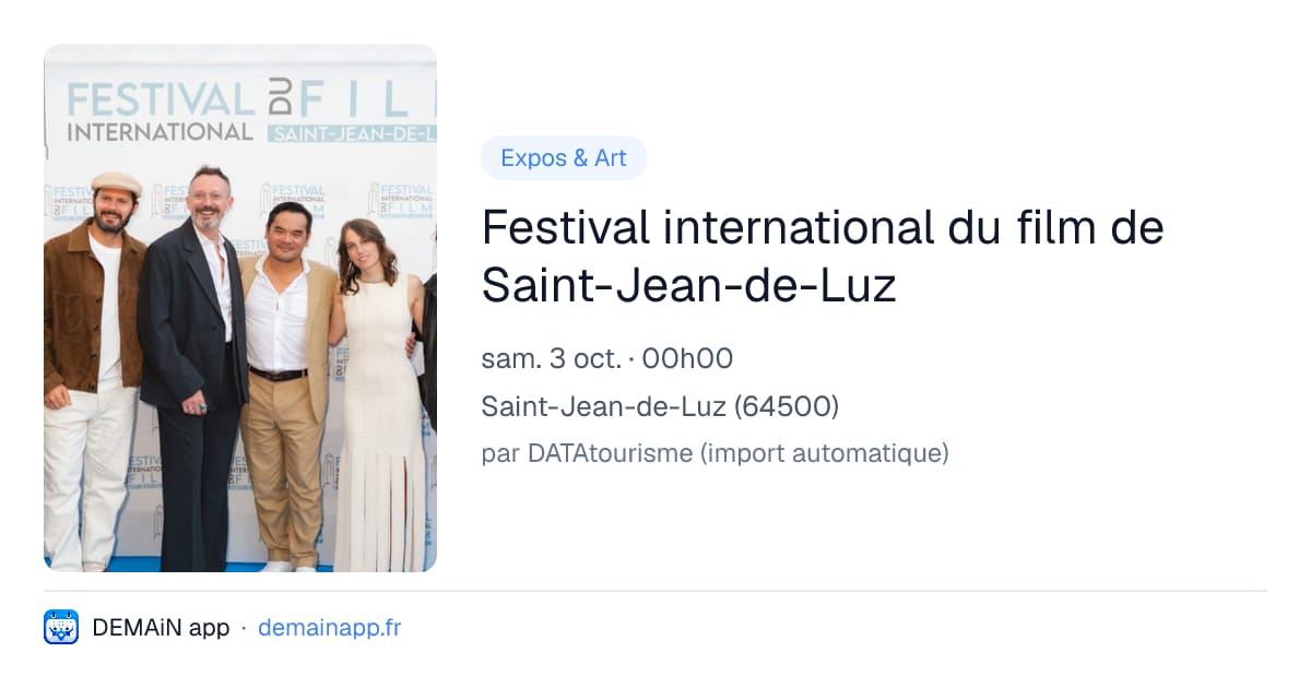Festival international du film de Saint-Jean-de-Luz — Saint-Jean-de-Luz