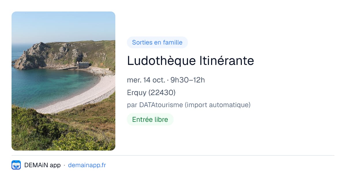 Ludothèque Itinérante — Erquy