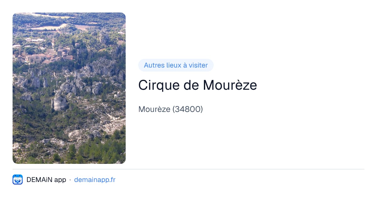 Cirque de Mourèze — Mourèze