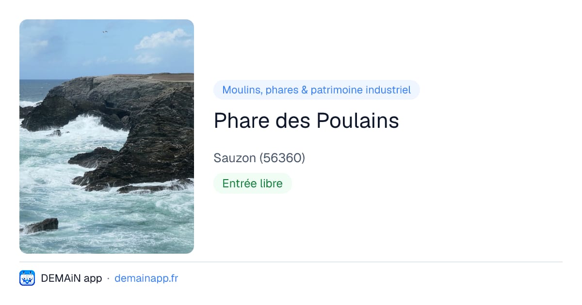Phare des Poulains — Sauzon
