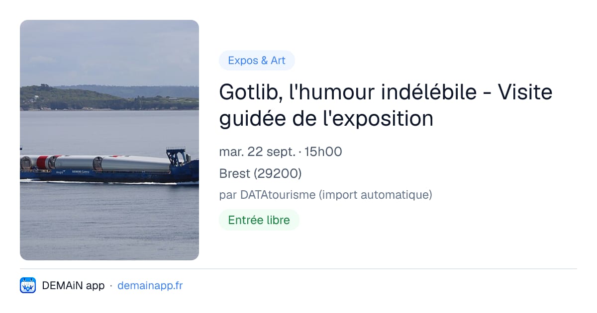 Gotlib, l'humour indélébile - Visite guidée de l'exposition — Brest