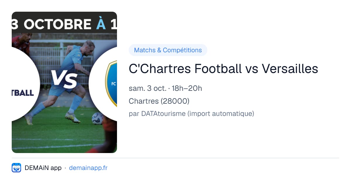 C'Chartres Football vs Versailles — Chartres