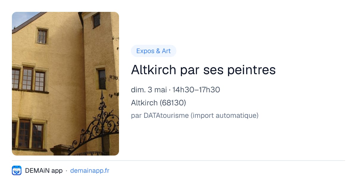 Altkirch par ses peintres — Altkirch