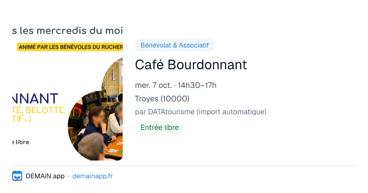 Café Bourdonnant — Troyes
