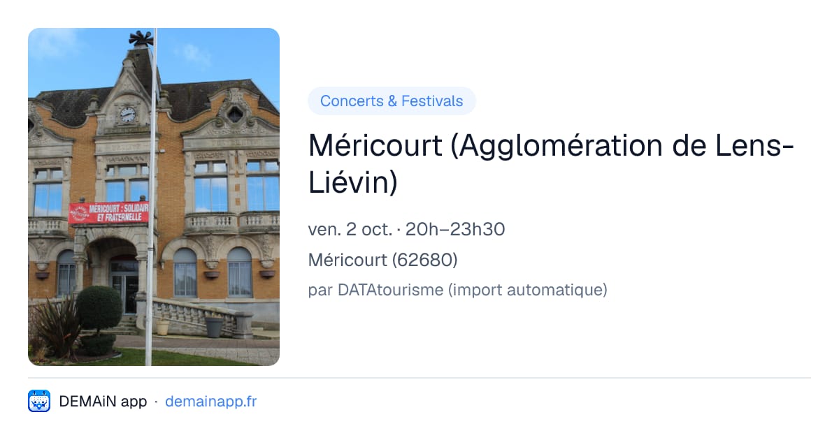 Méricourt (Agglomération de Lens-Liévin) — Méricourt