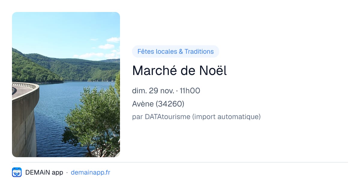 Marché de Noël — Avène