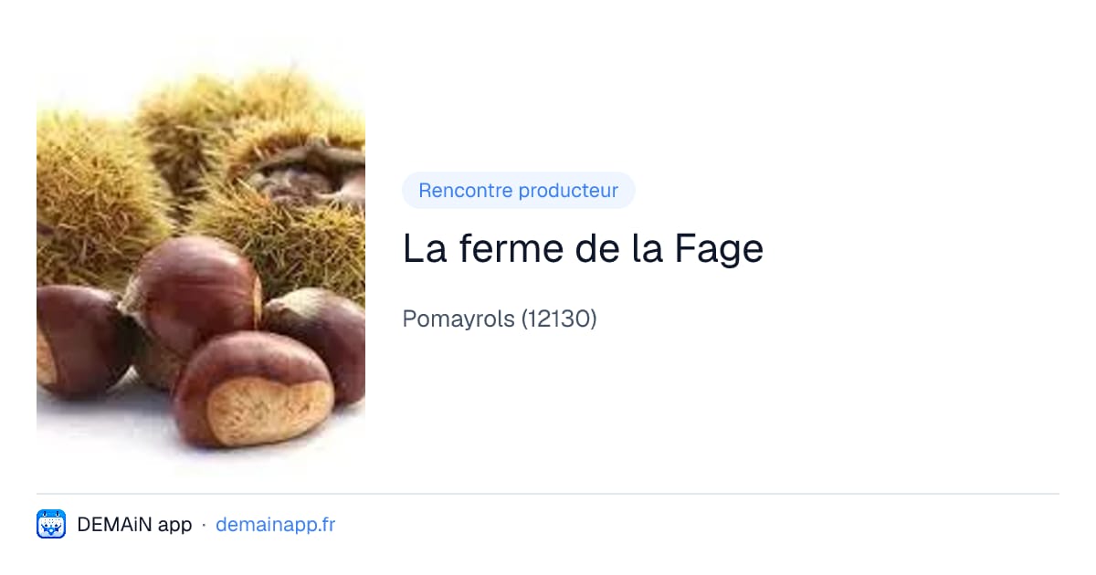 La ferme de la Fage — Pomayrols