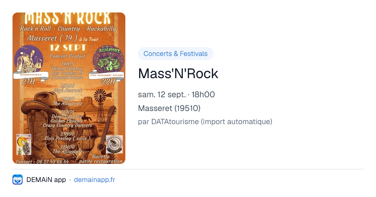 Mass'N'Rock — Masseret