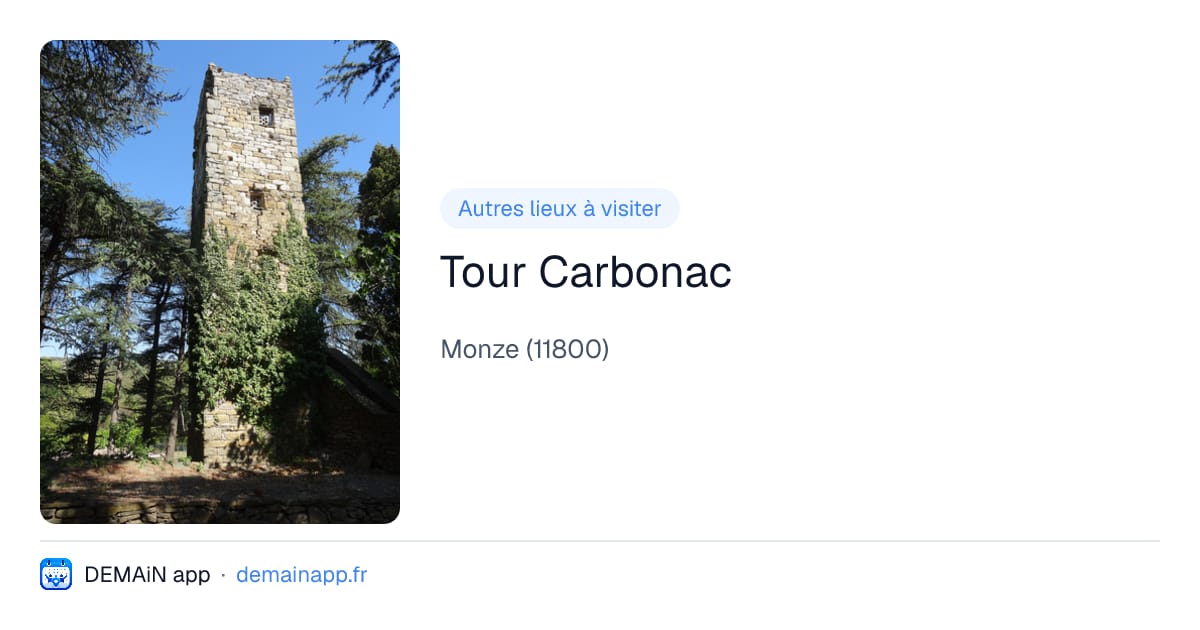 Tour Carbonac — Monze