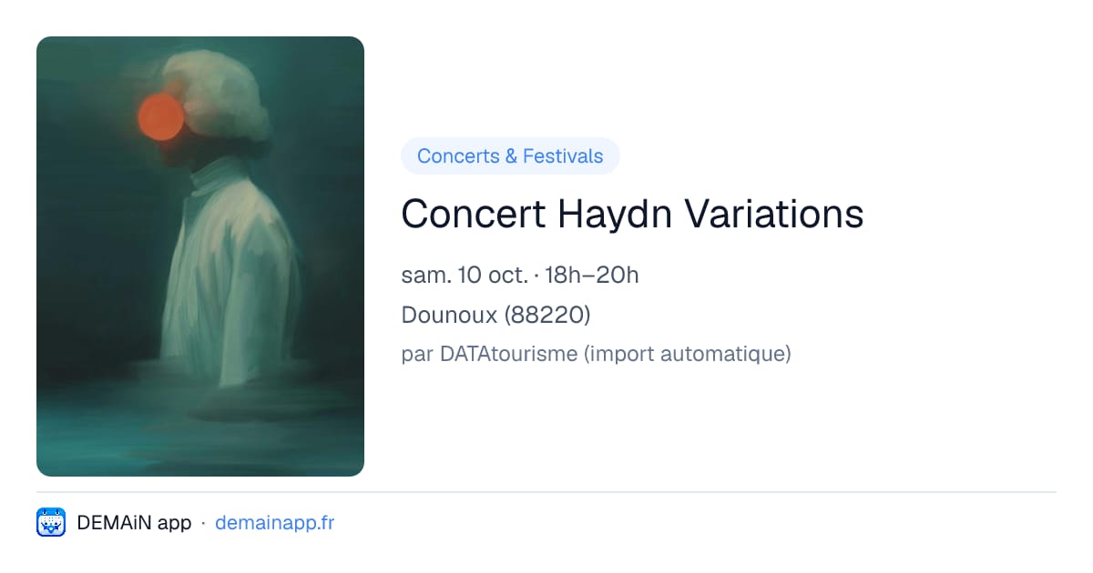 Concert Haydn Variations — Dounoux