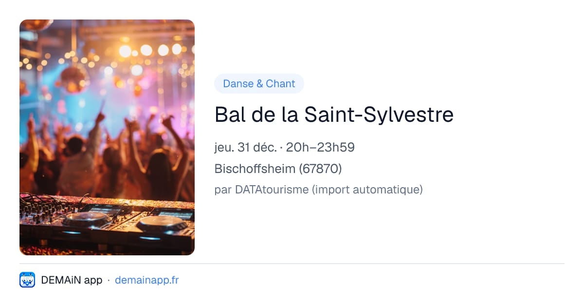 Bal de la Saint-Sylvestre — Bischoffsheim