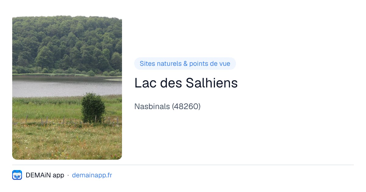 Lac des Salhiens — Nasbinals