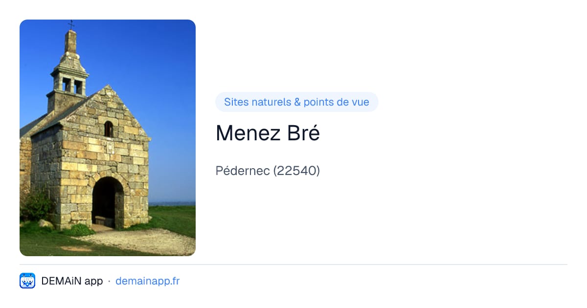 Menez Bré — Pédernec