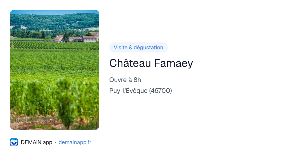 Château Famaey — Puy-l'Évêque