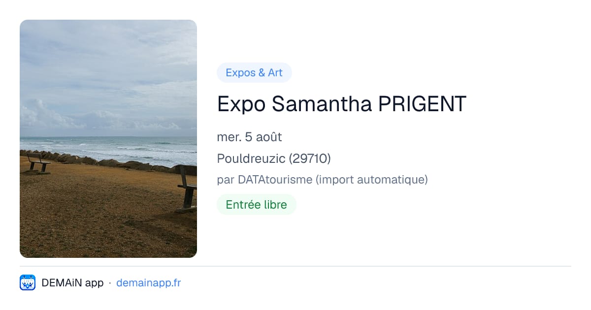 Expo Samantha PRIGENT — Pouldreuzic