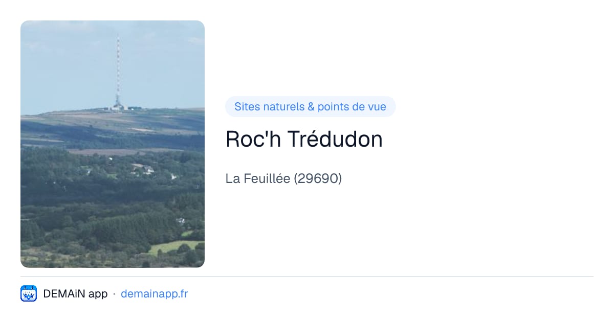 Roc'h Trédudon — La Feuillée