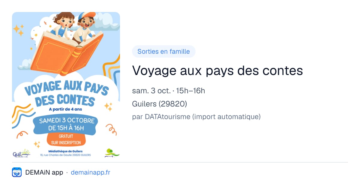 Voyage aux pays des contes — Guilers