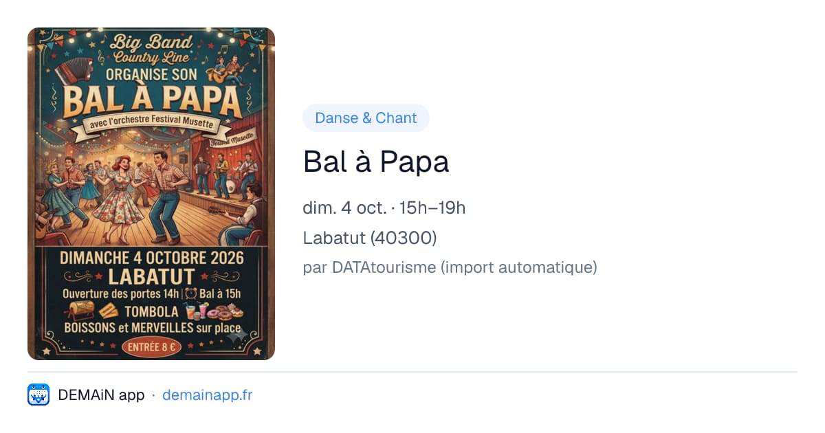 Bal à Papa — Labatut