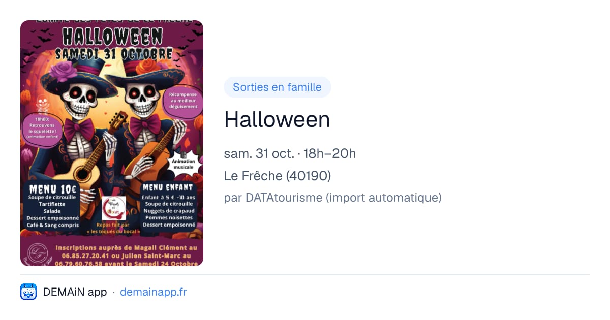 Halloween — Le Frêche