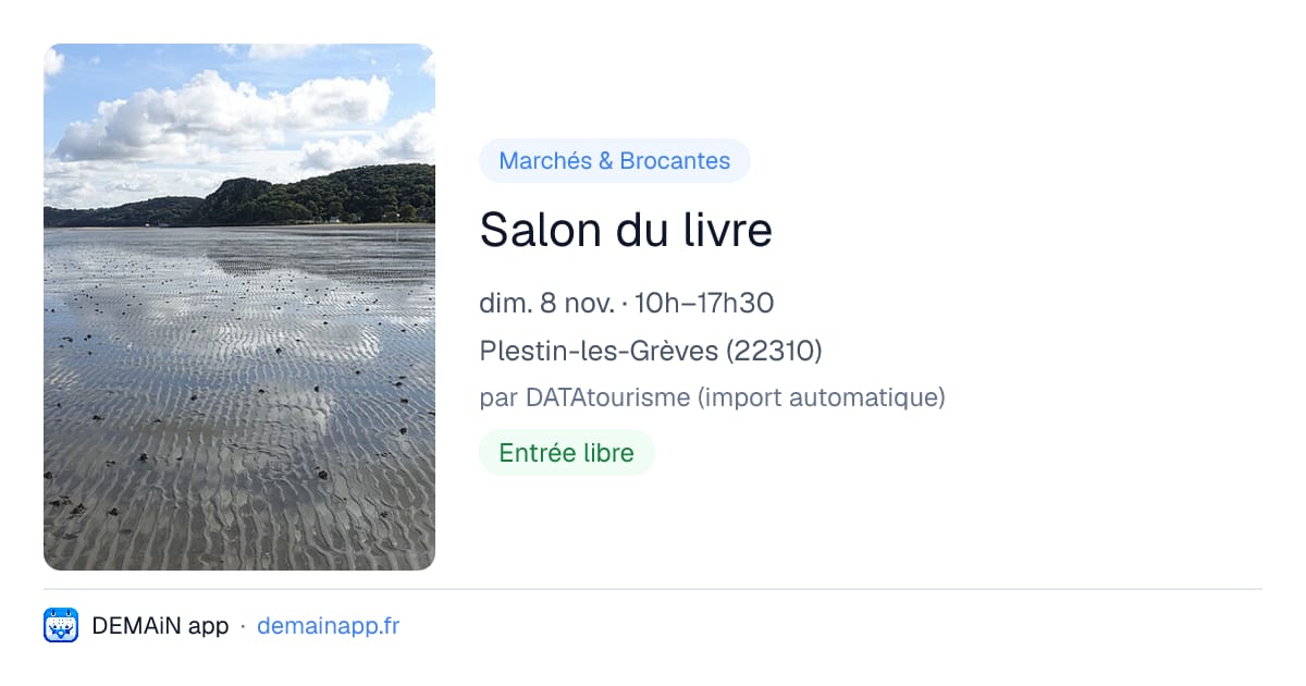 Salon du livre — Plestin-les-Grèves