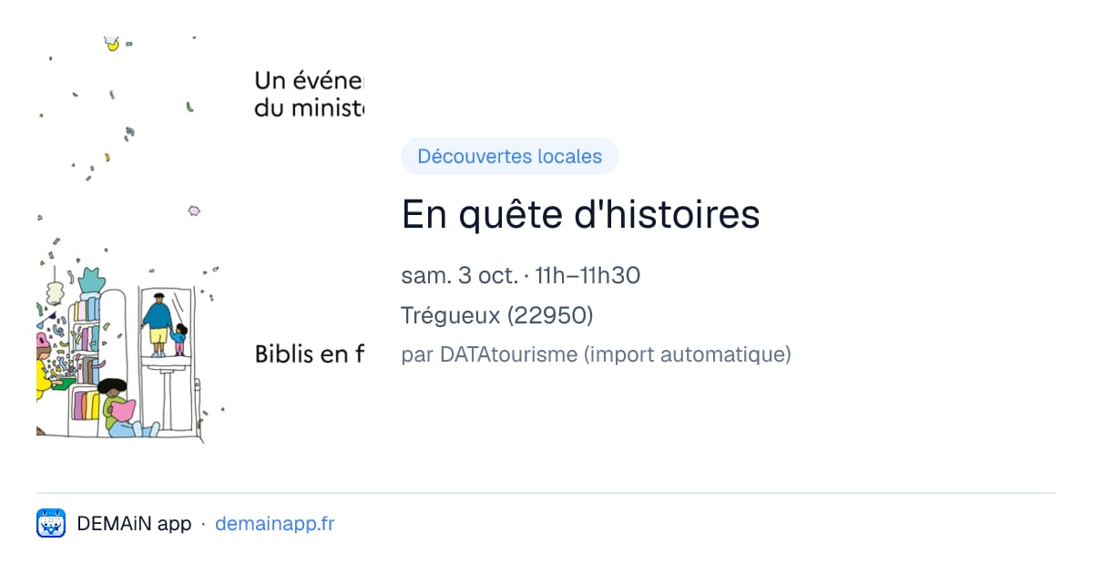 En quête d'histoires — Trégueux
