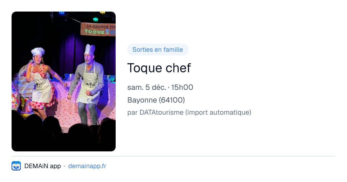 Toque chef — Bayonne