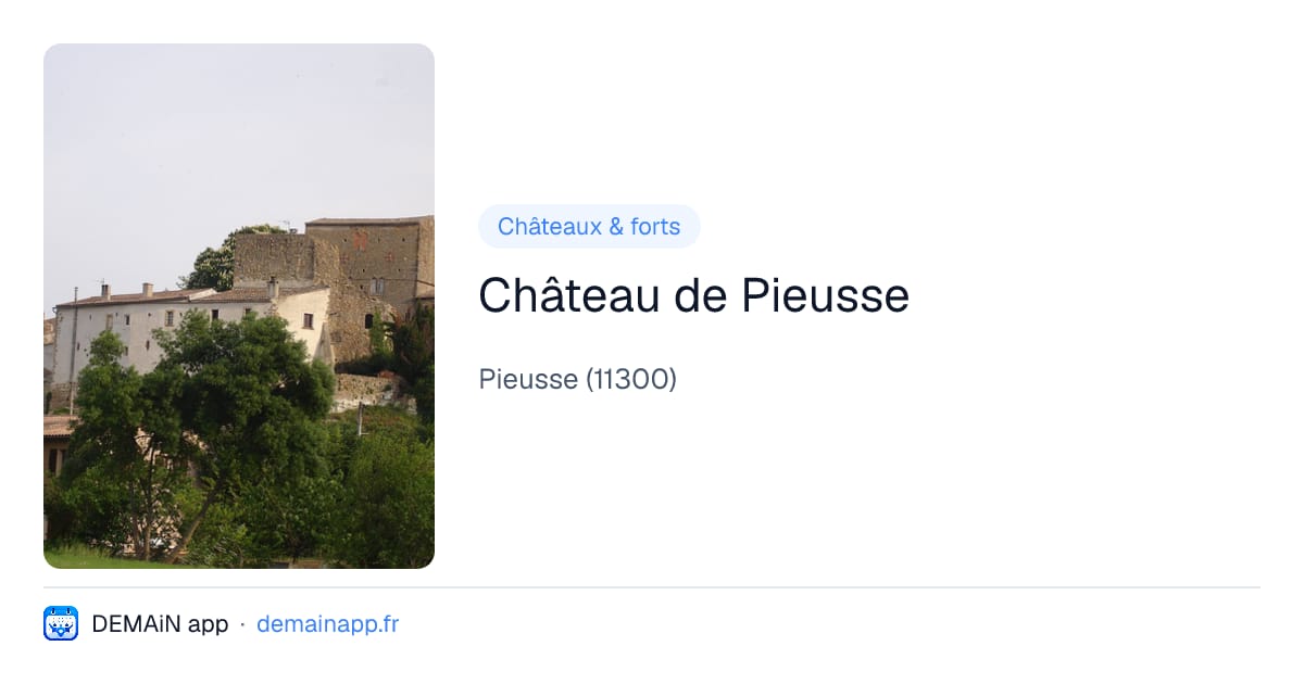 Château de Pieusse — Pieusse