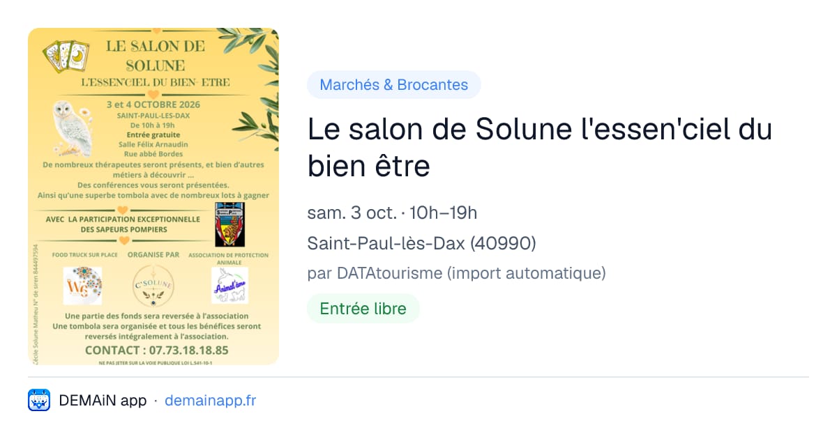 Le salon de Solune l'essen'ciel du bien être — Saint-Paul-lès-Dax