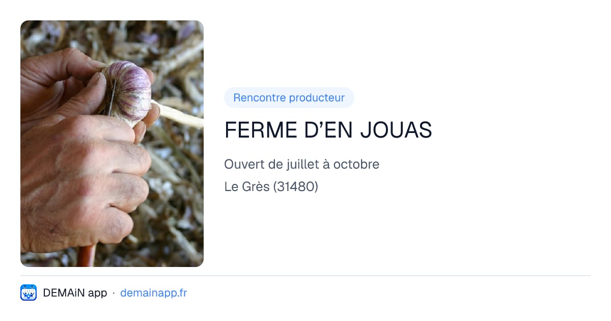 FERME D’EN JOUAS — Le Grès
