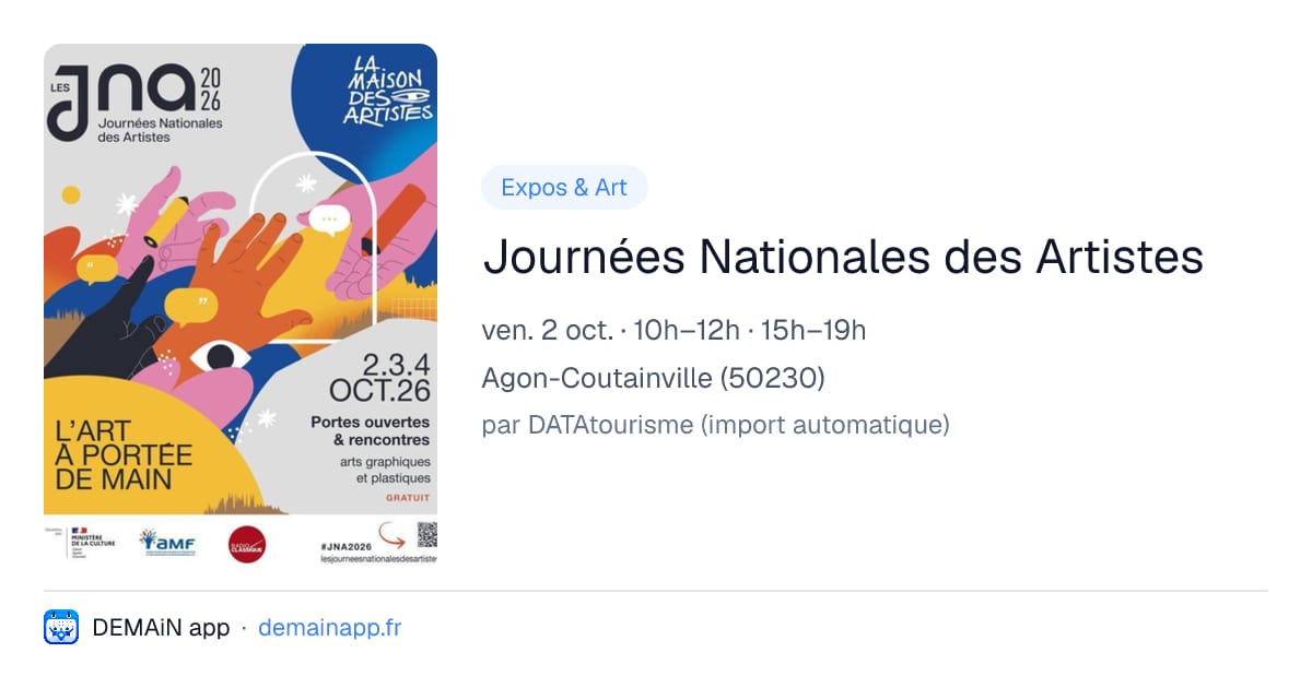 Journées Nationales des Artistes — Agon-Coutainville