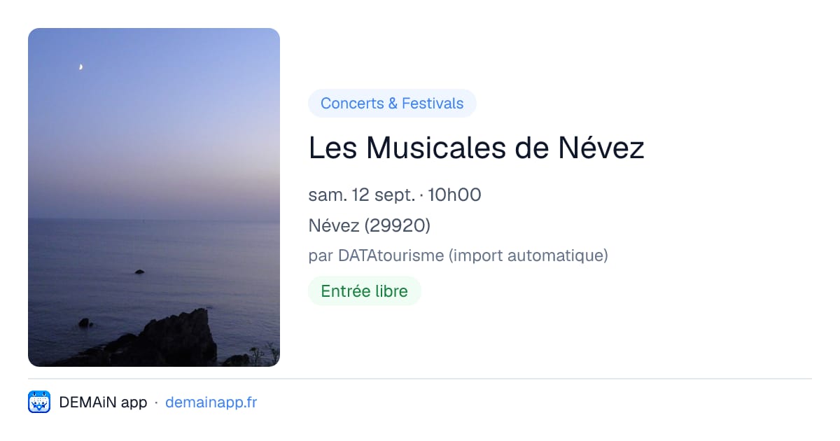Les Musicales de Névez — Névez