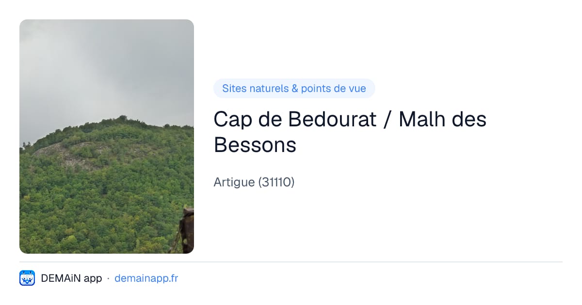 Cap de Bedourat / Malh des Bessons — Artigue